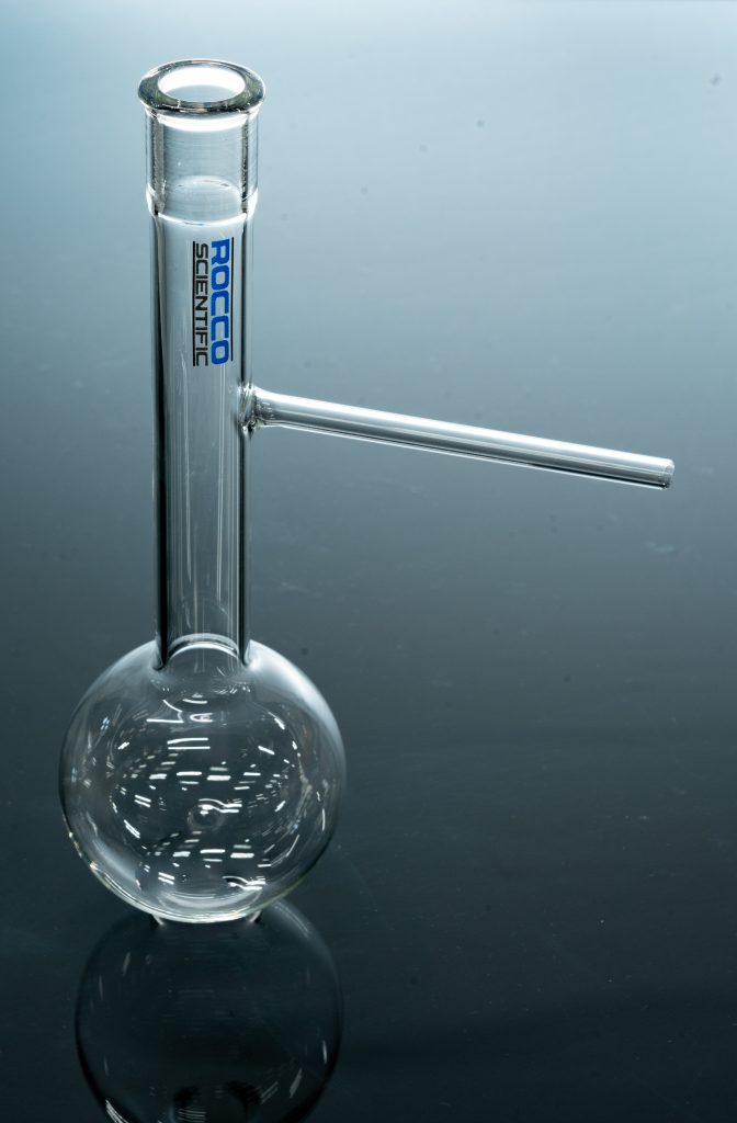 Distillation Flask, 125ml (6pk), ASTM D86 Rocco Scientific