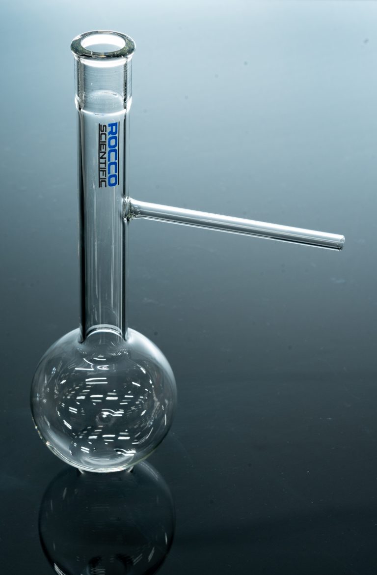 Distillation Flask, 125ml (6pk), ASTM D86 Rocco Scientific